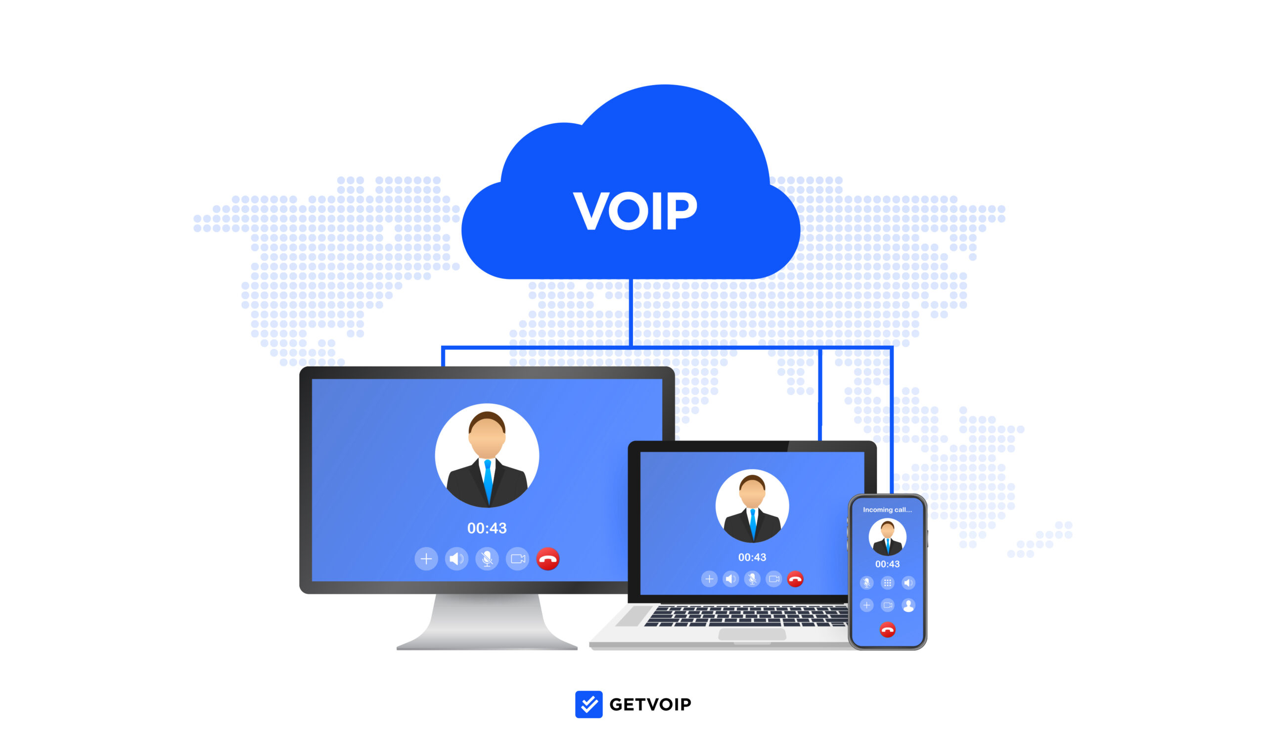 صدا از طریق پروتکل اینترنت (VoIP)