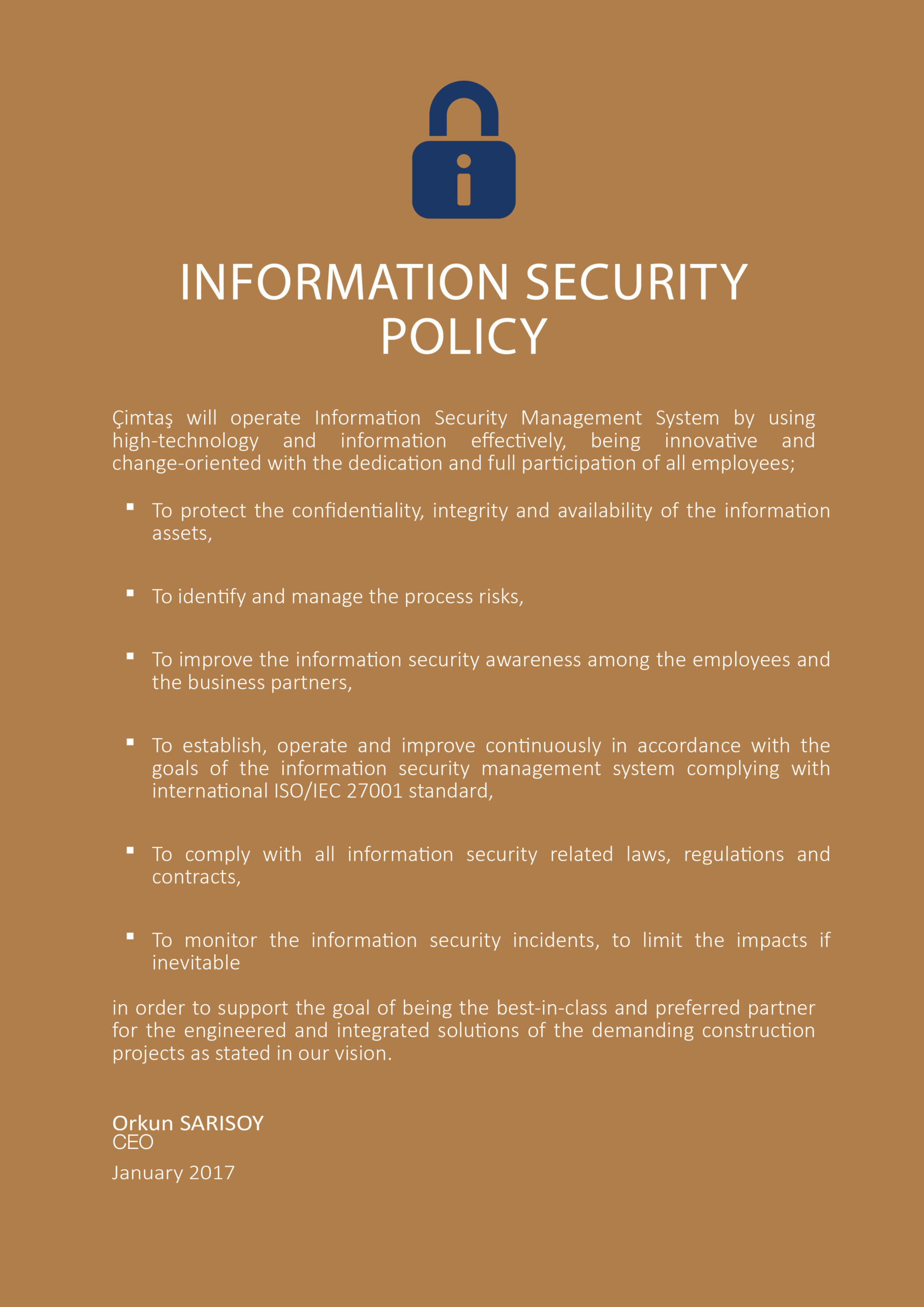 Information security policy