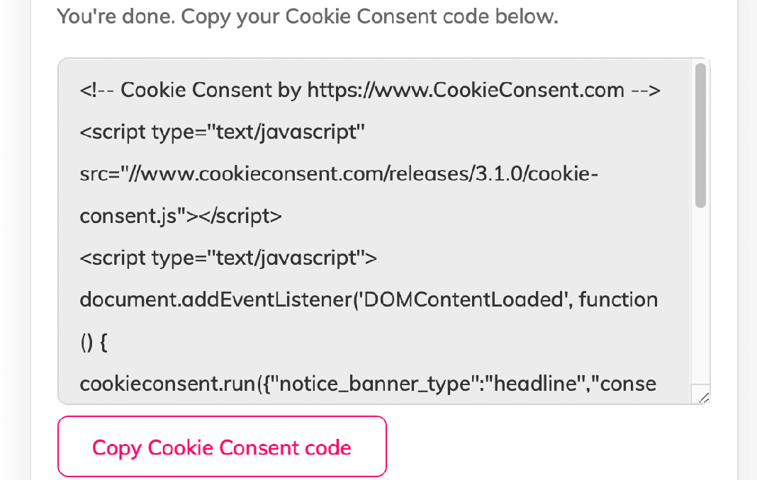 Proxy para cookieconsent.com