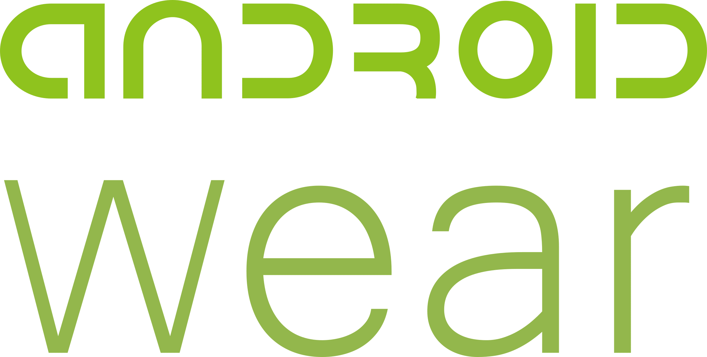 Logo Androida Wear