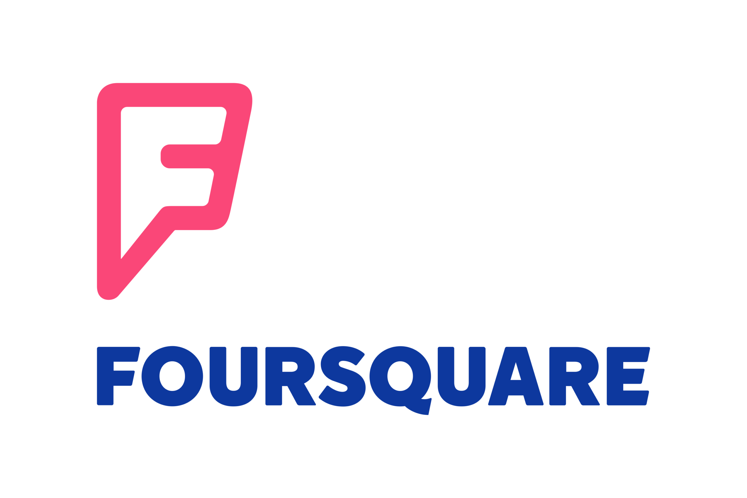 Foursquare 도시 가이드 로고