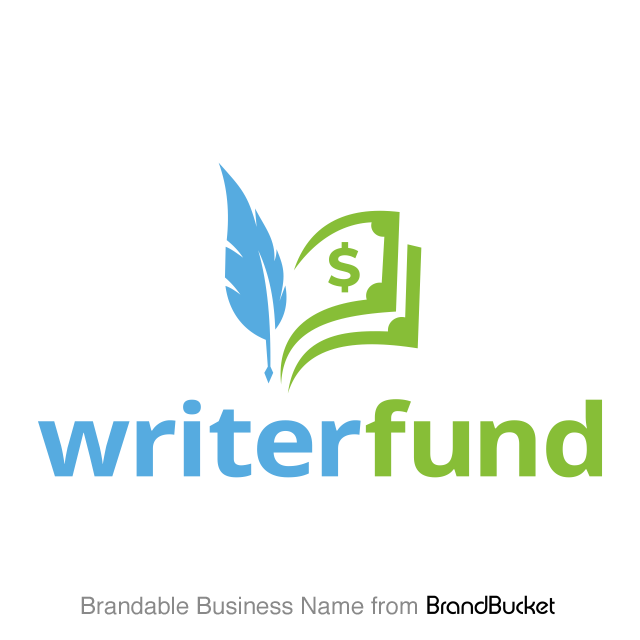 Fondi per il logo degli scrittori