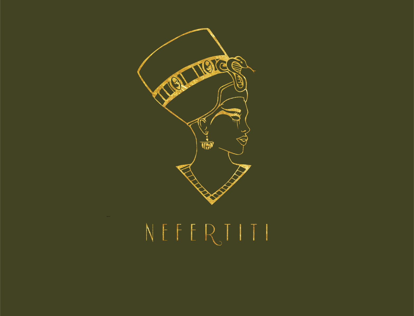 Логотип Нефертити