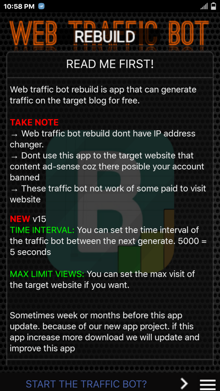 Increase Website Traffic Bot