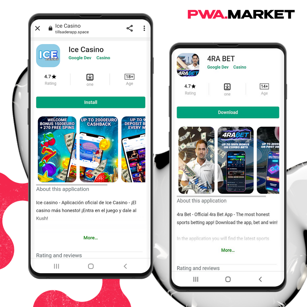 Example of PWA applications #2