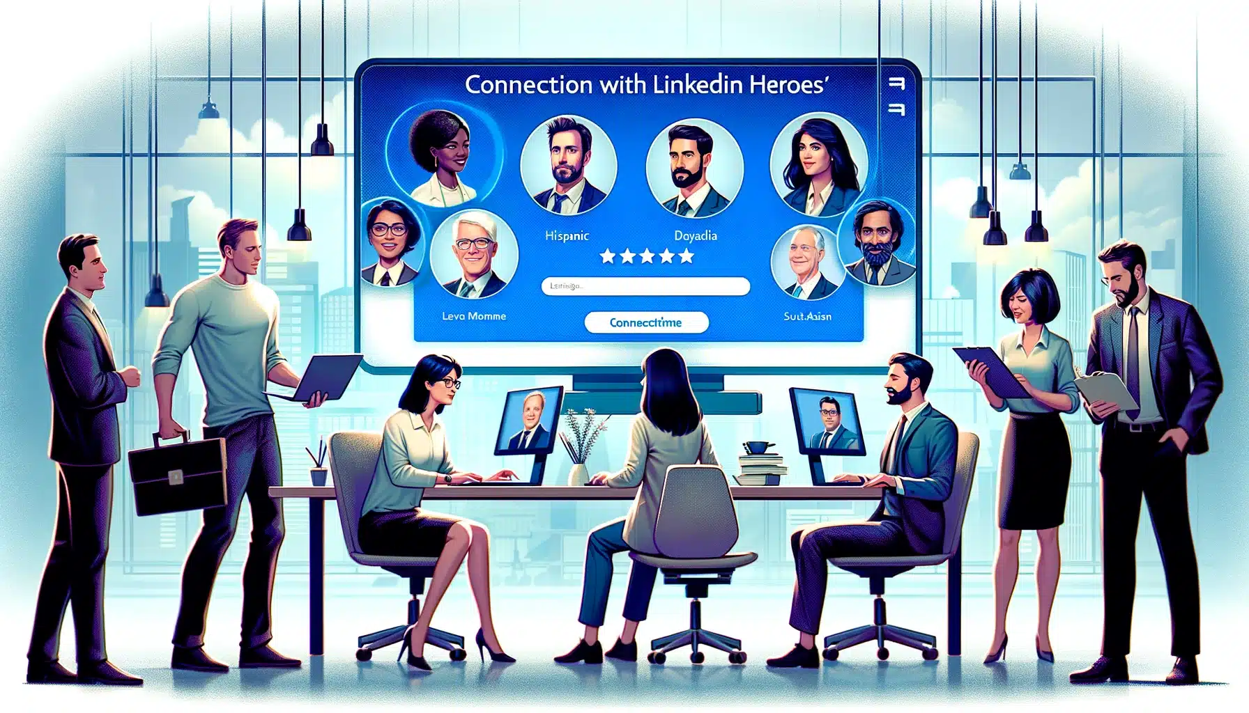 Connexion avec les héros LinkedIn